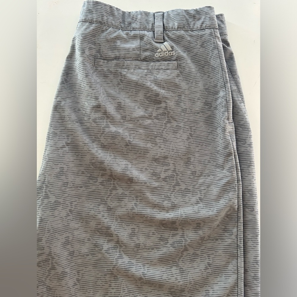 ADIDAS climalite mens size 38 stripped shorts - Picture 2 of 6